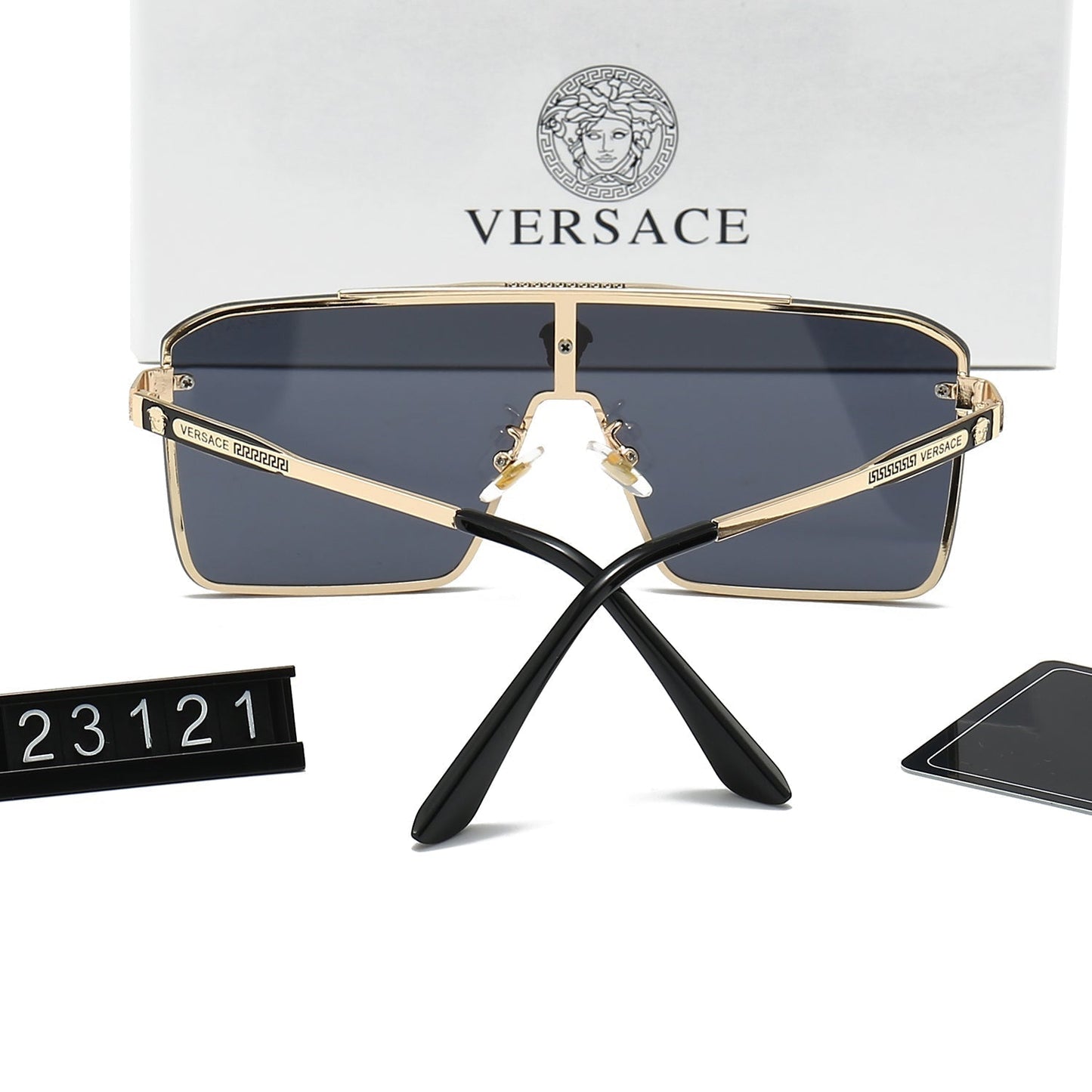 Retro Metal Letter Sunglasses 23121s-sss62