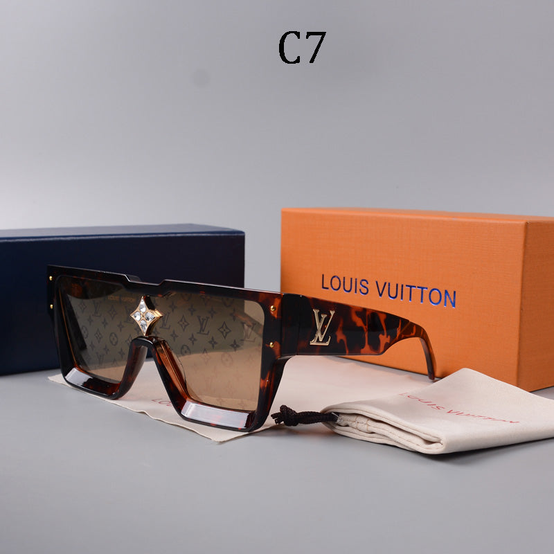 Luxury Large Frame Fashion Sunglasses—82978s-sss62