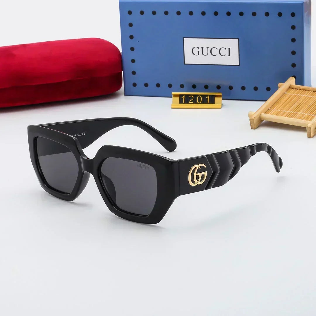 RECTANGULAR-FRAME SUNGLASSES 1201s-sss62