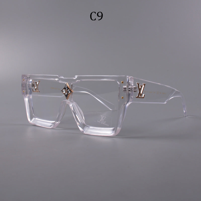 Luxury Large Frame Fashion Sunglasses—82978s-sss62