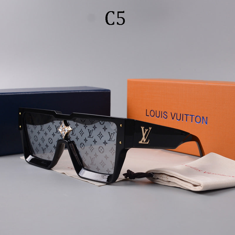 Luxury Large Frame Fashion Sunglasses—82978s-sss62