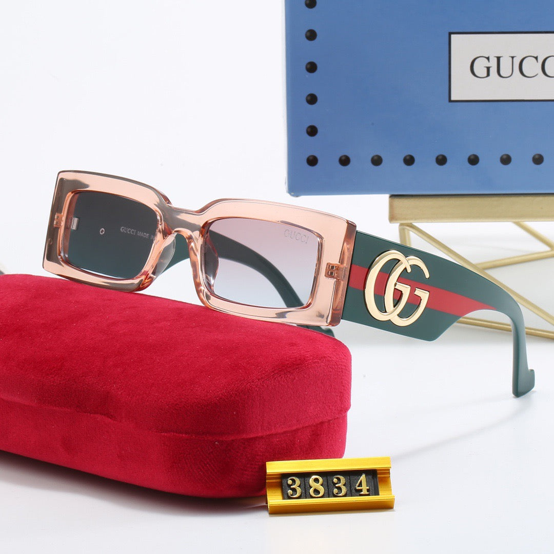 New Cat-Eye  Square Frame Sunglasses 3834s-sss62