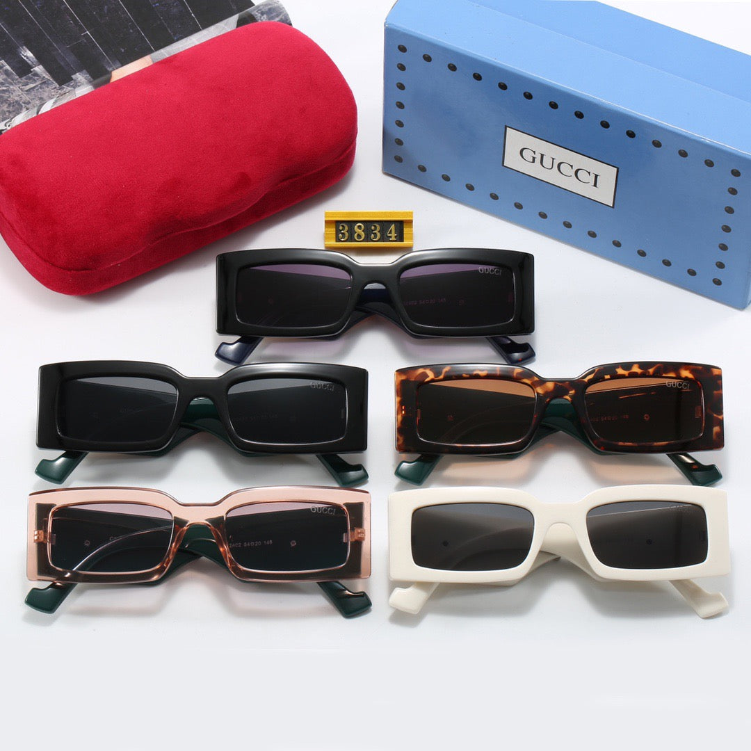 New Cat-Eye  Square Frame Sunglasses 3834s-sss62
