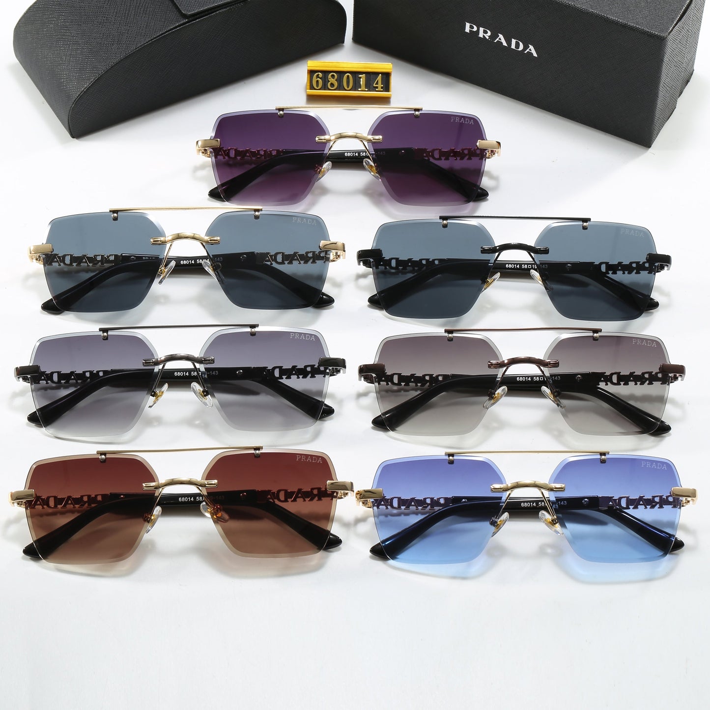 New frameless 68014 sunglassess-sss62