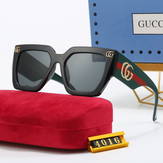 Fashionable wide temple sunglasses 4016s-sss62