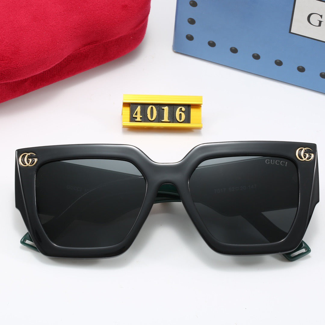 Fashionable wide temple sunglasses 4016s-sss62