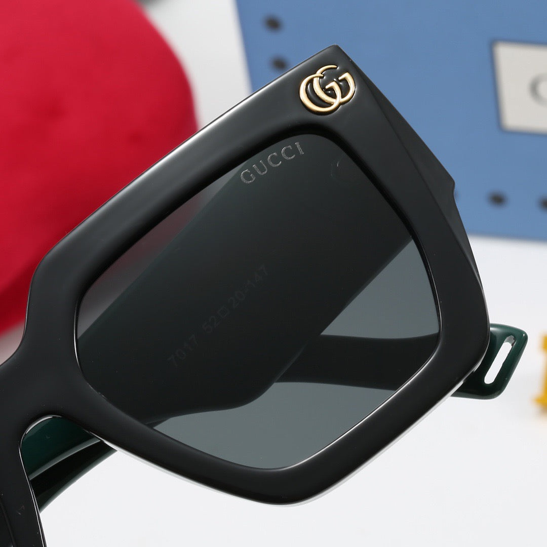 Fashionable wide temple sunglasses 4016s-sss62