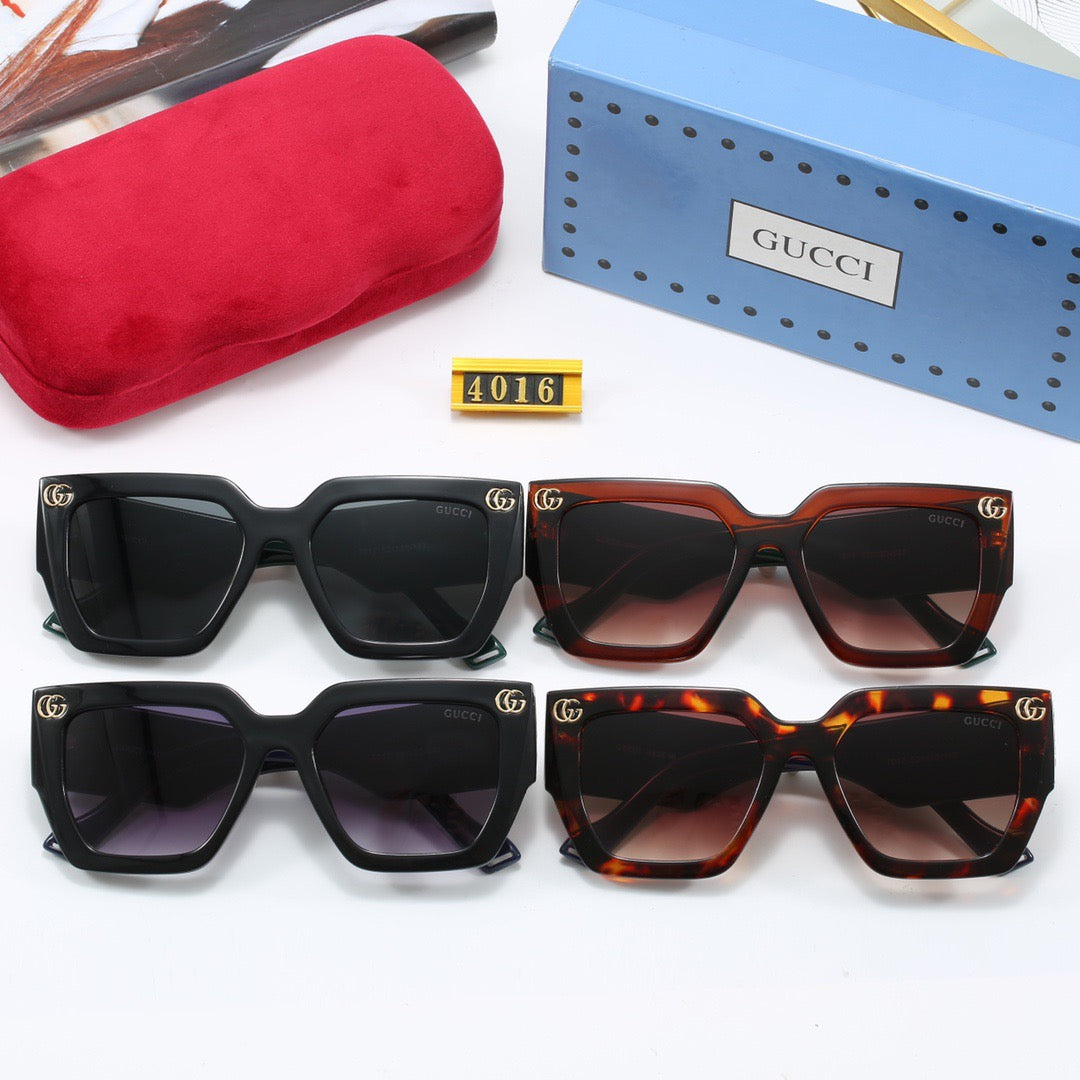 Fashionable wide temple sunglasses 4016s-sss62