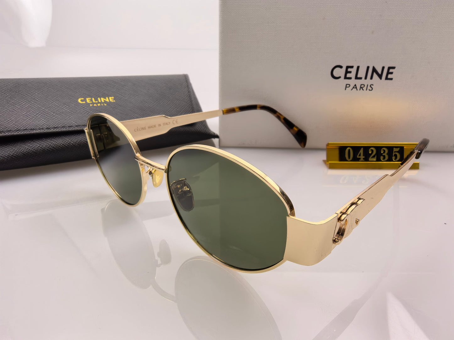 Luxury Large Frame Sunglasses Y-0882s-sss622