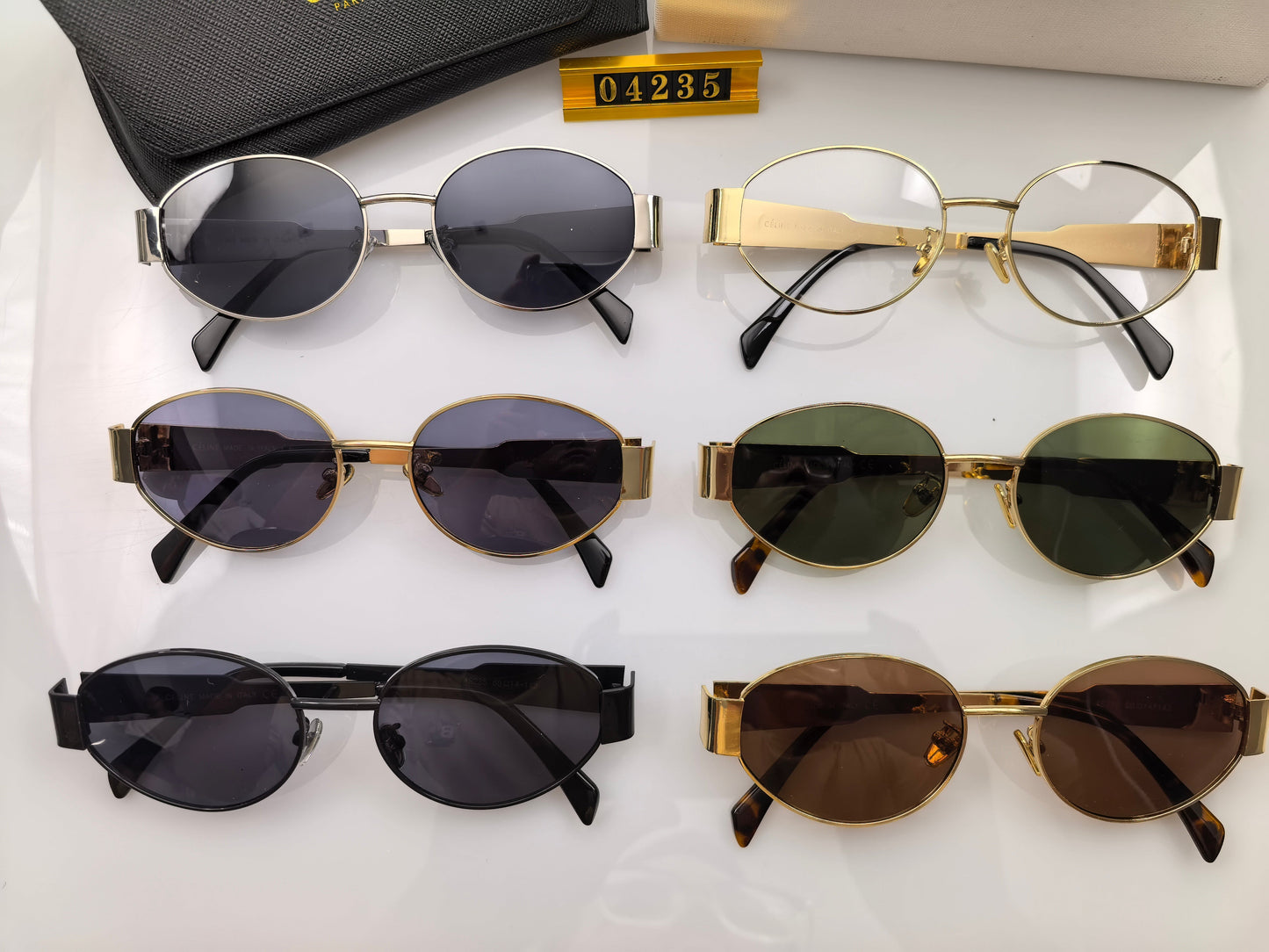 Luxury Large Frame Sunglasses Y-0882s-sss622