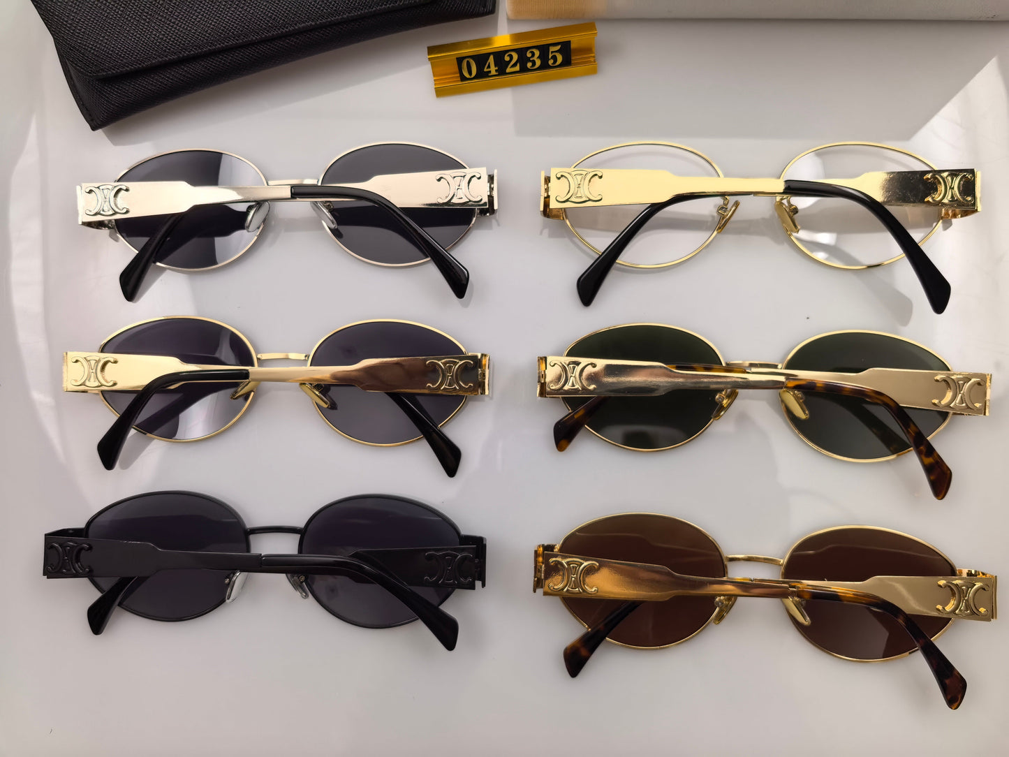 Luxury Large Frame Sunglasses Y-0882s-sss622