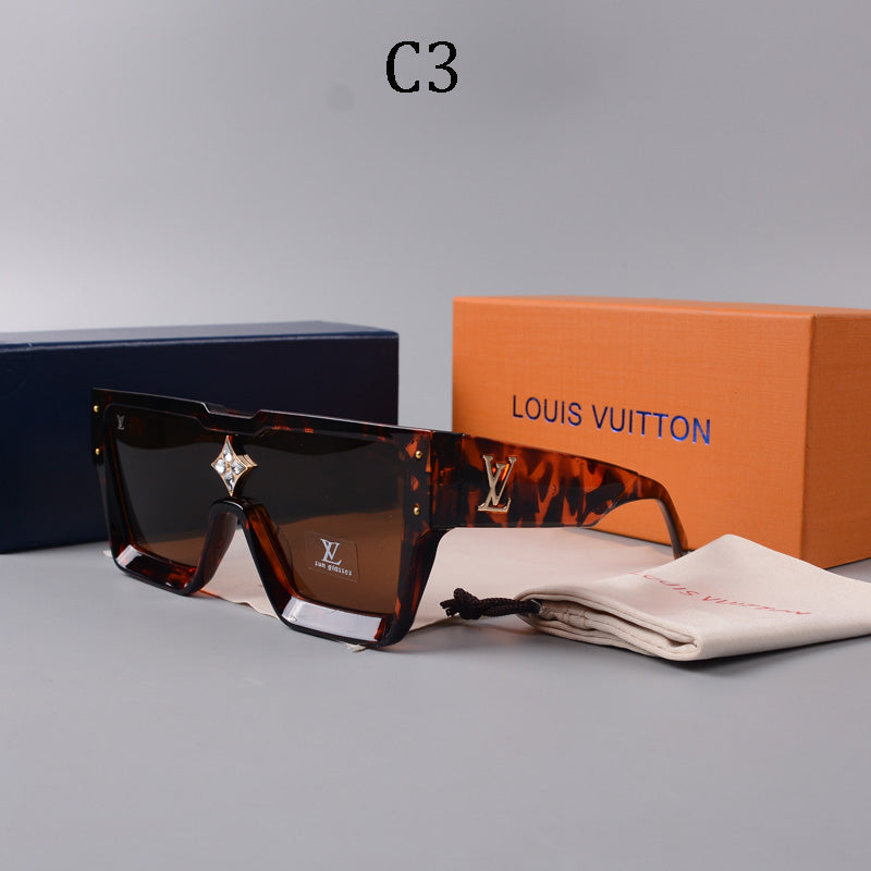 Luxury Large Frame Fashion Sunglasses—82978s-sss62
