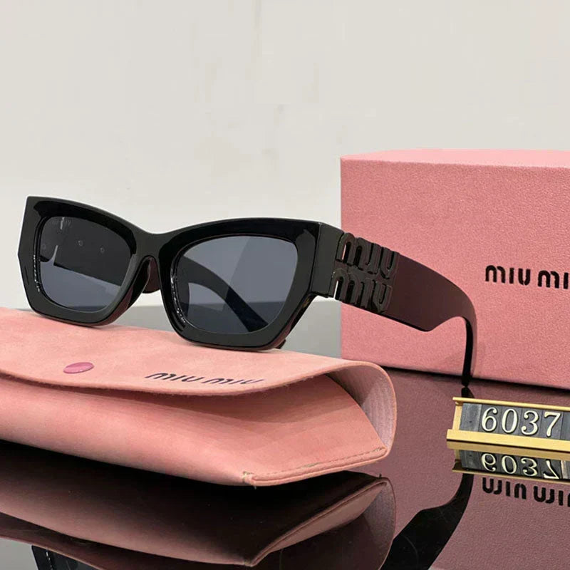 Fashion Square Cat-Eye Sunglasses 6037s-sss62
