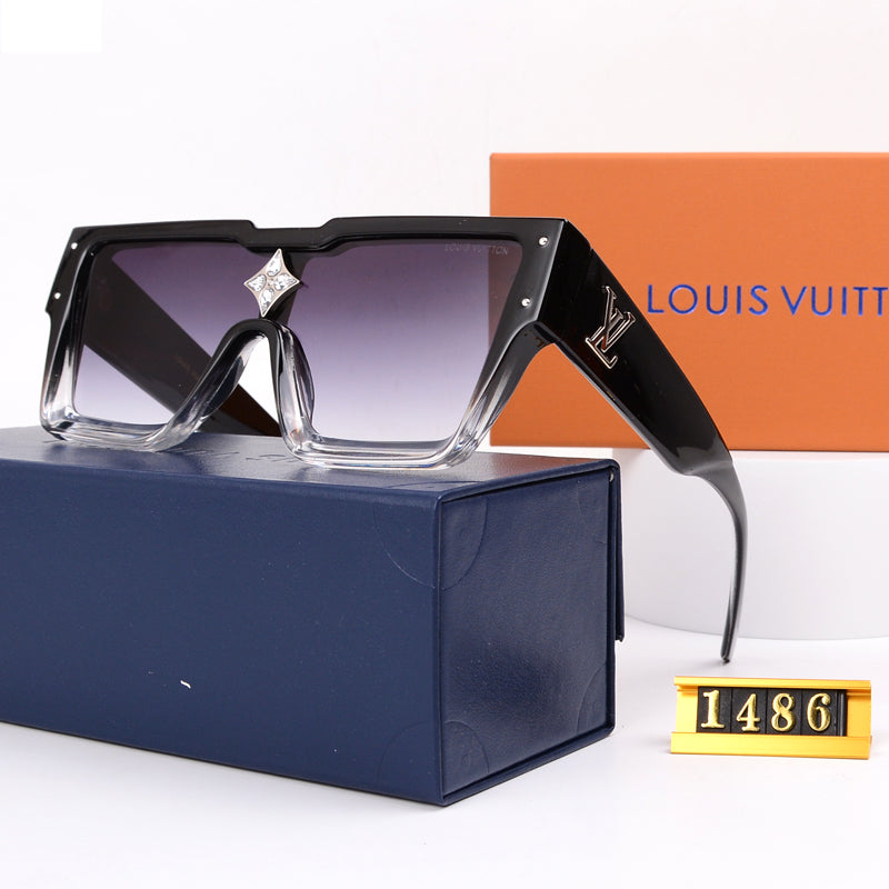 Luxury Large Frame Fashion Sunglasses—82978s-sss62