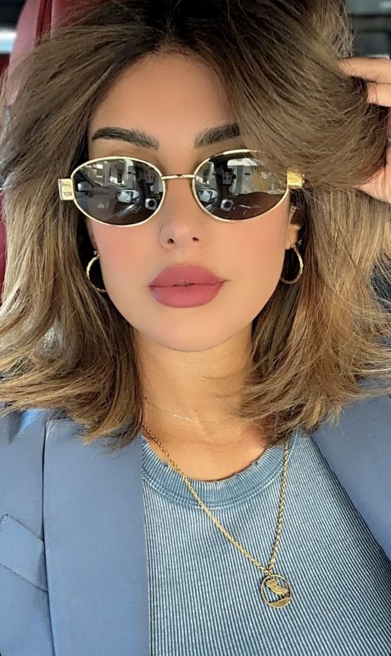 Oval-frametone METAL SUNGLASSESs-sss62