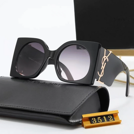 Retro large frame sunglasses 3512s-sss62