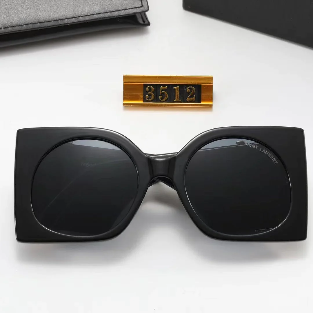 Retro large frame sunglasses 3512s-sss62