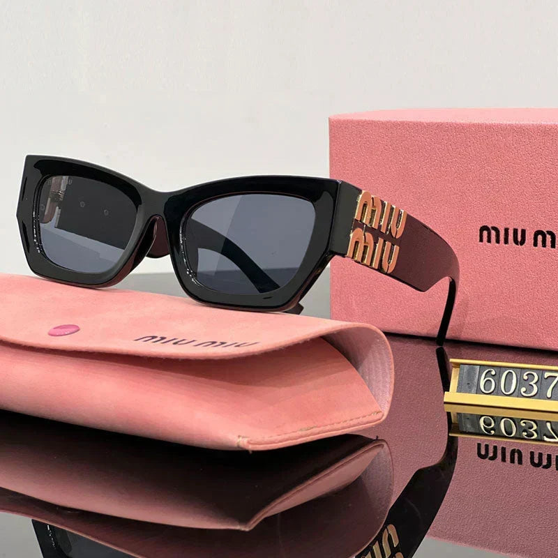 Fashion Square Cat-Eye Sunglasses 6037s-sss62