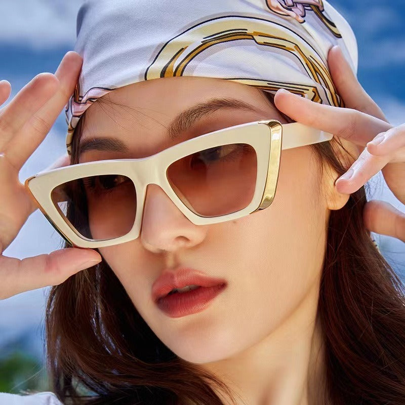 Fashionable Cat Eye Sunglasses--s1