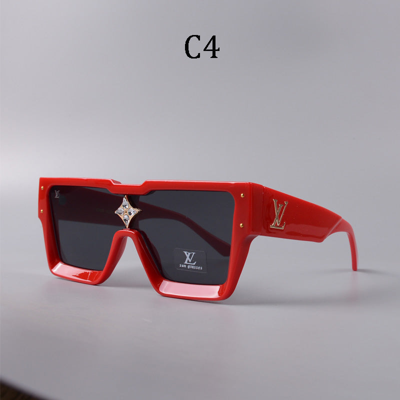 Luxury Large Frame Fashion Sunglasses—82978s-sss62
