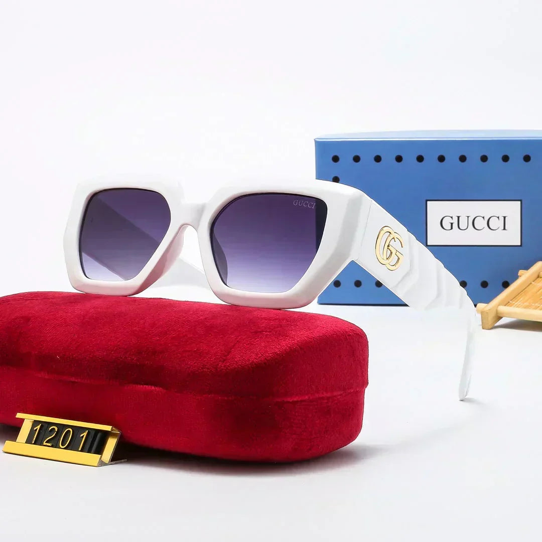 RECTANGULAR-FRAME SUNGLASSES 1201s-sss62