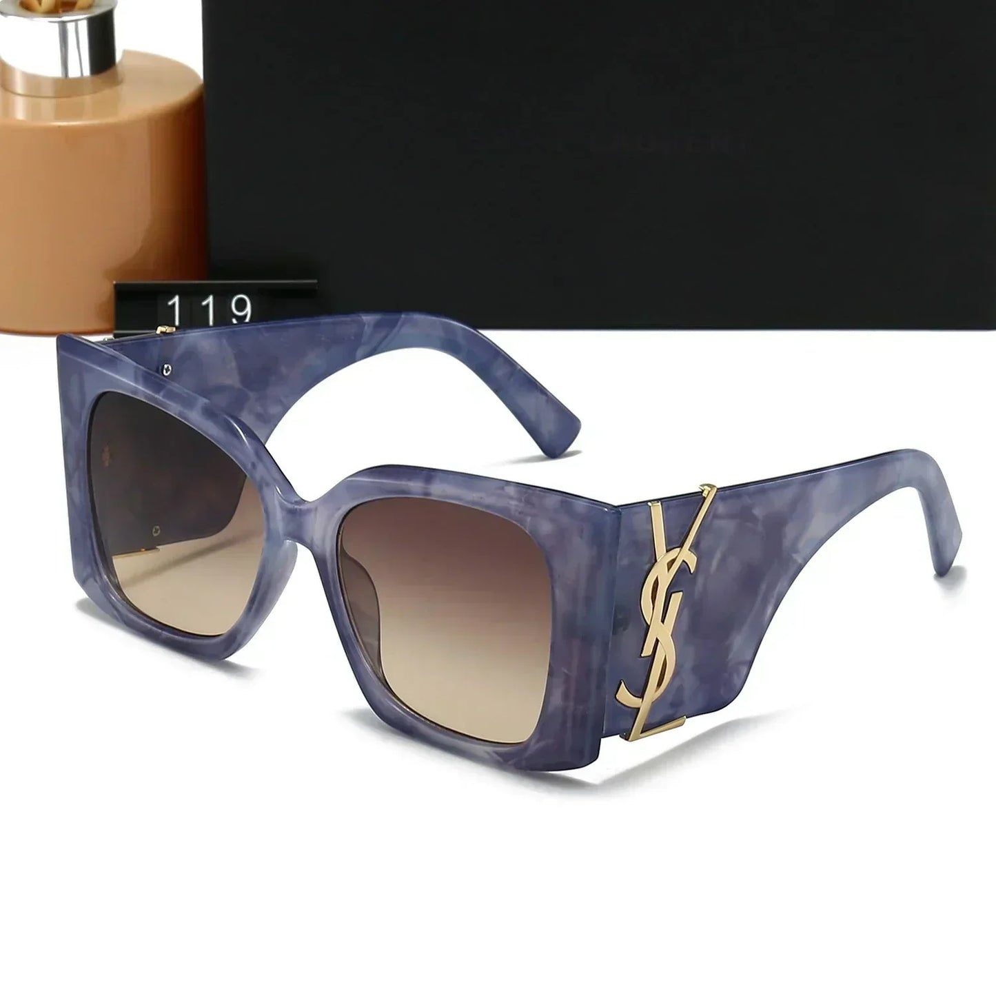 Luxury Large Frame Sunglasses Y-018s-sss62