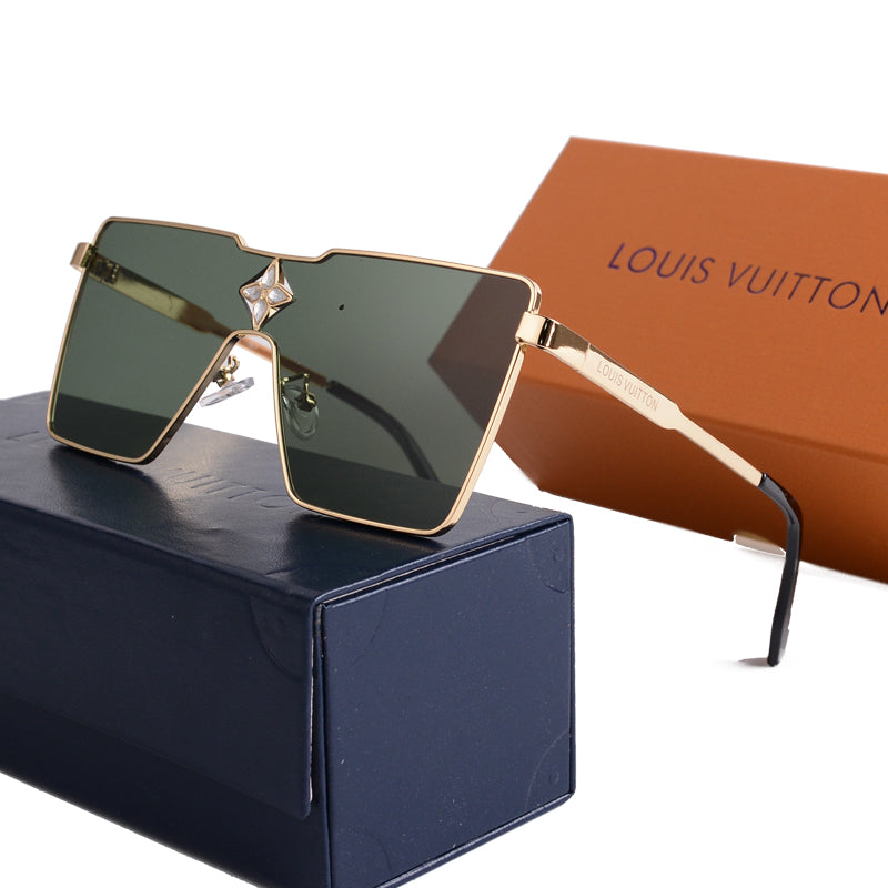 Luxury Large Frame Sunglasses Y-0882s-sss621