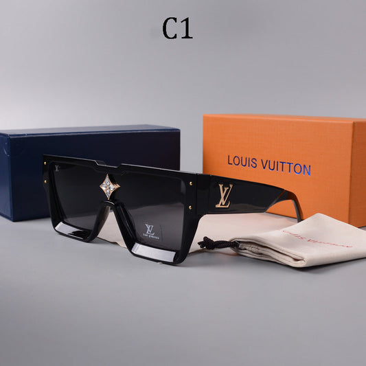 Luxury Large Frame Fashion Sunglasses—82978s-sss62