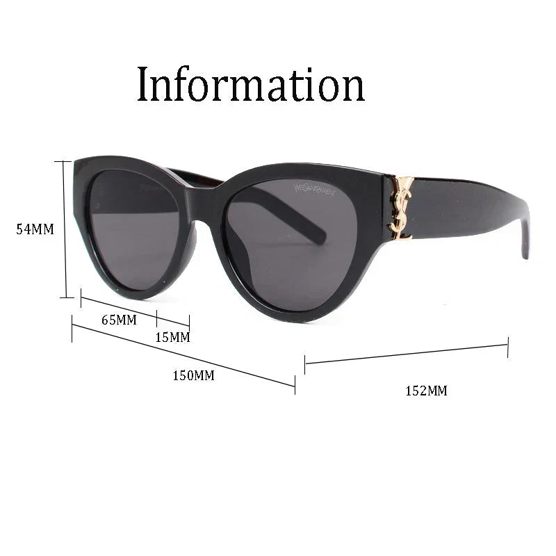 Luxury Large Frame Sunglasses Y-019s-sss62