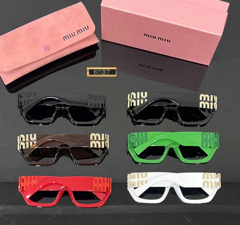 Fashion Square Cat-Eye Sunglasses 6037s-sss62