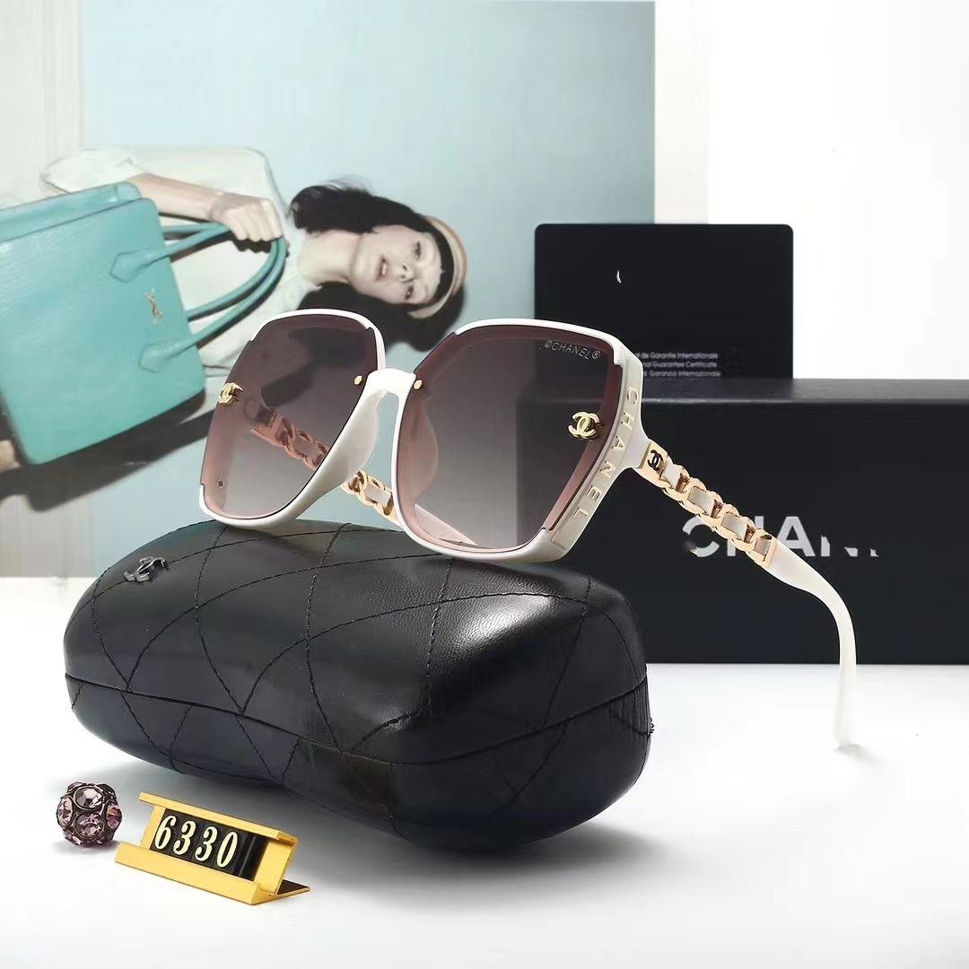 Women's Fashion Full Frame Letter Sunglasses 6330s-sss62