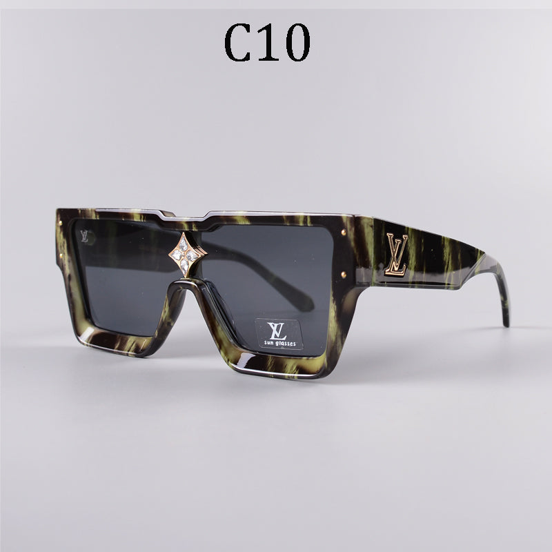 Luxury Large Frame Fashion Sunglasses—82978s-sss62