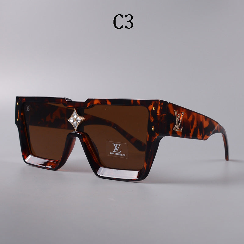 Luxury Large Frame Fashion Sunglasses—82978s-sss62