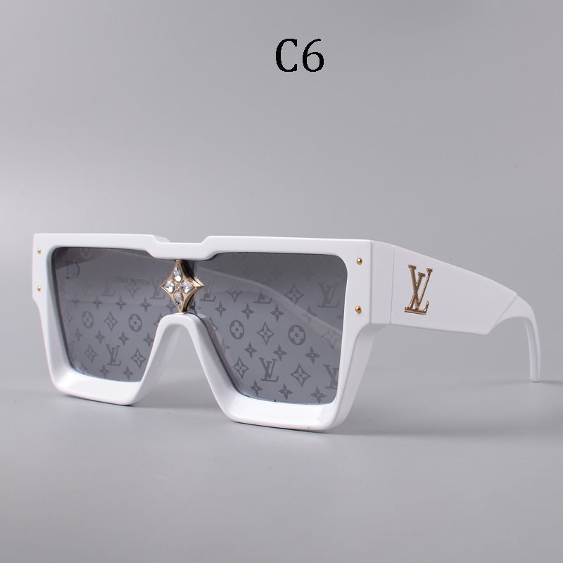 Luxury Large Frame Fashion Sunglasses—82978s-sss62