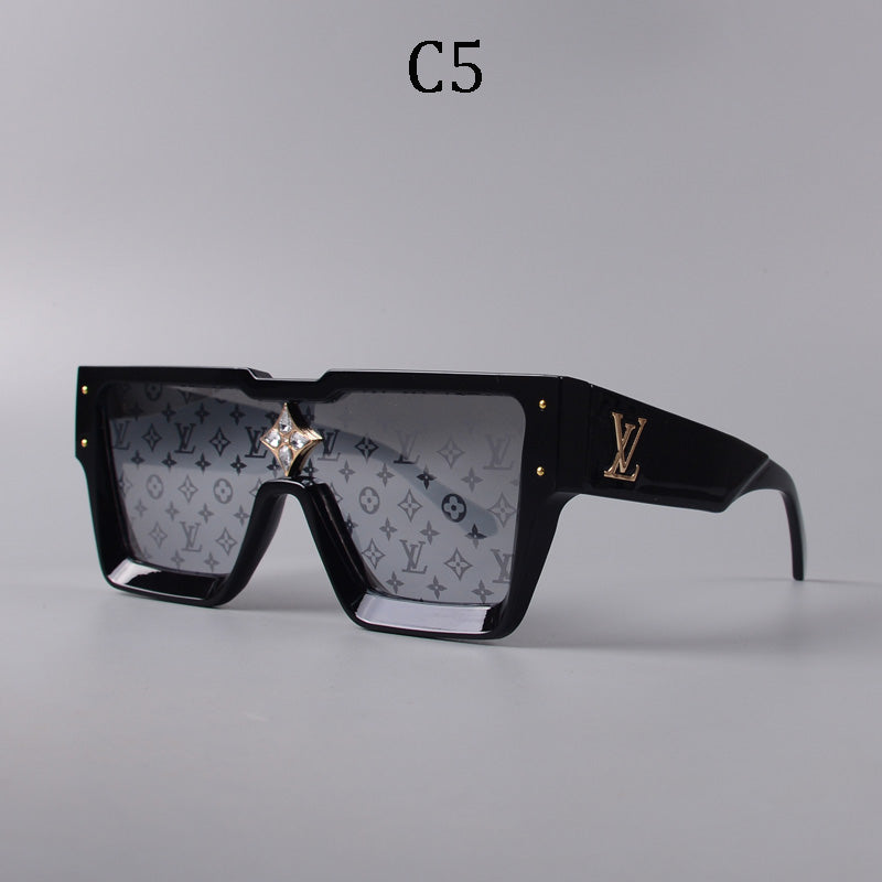 Luxury Large Frame Fashion Sunglasses—82978s-sss62