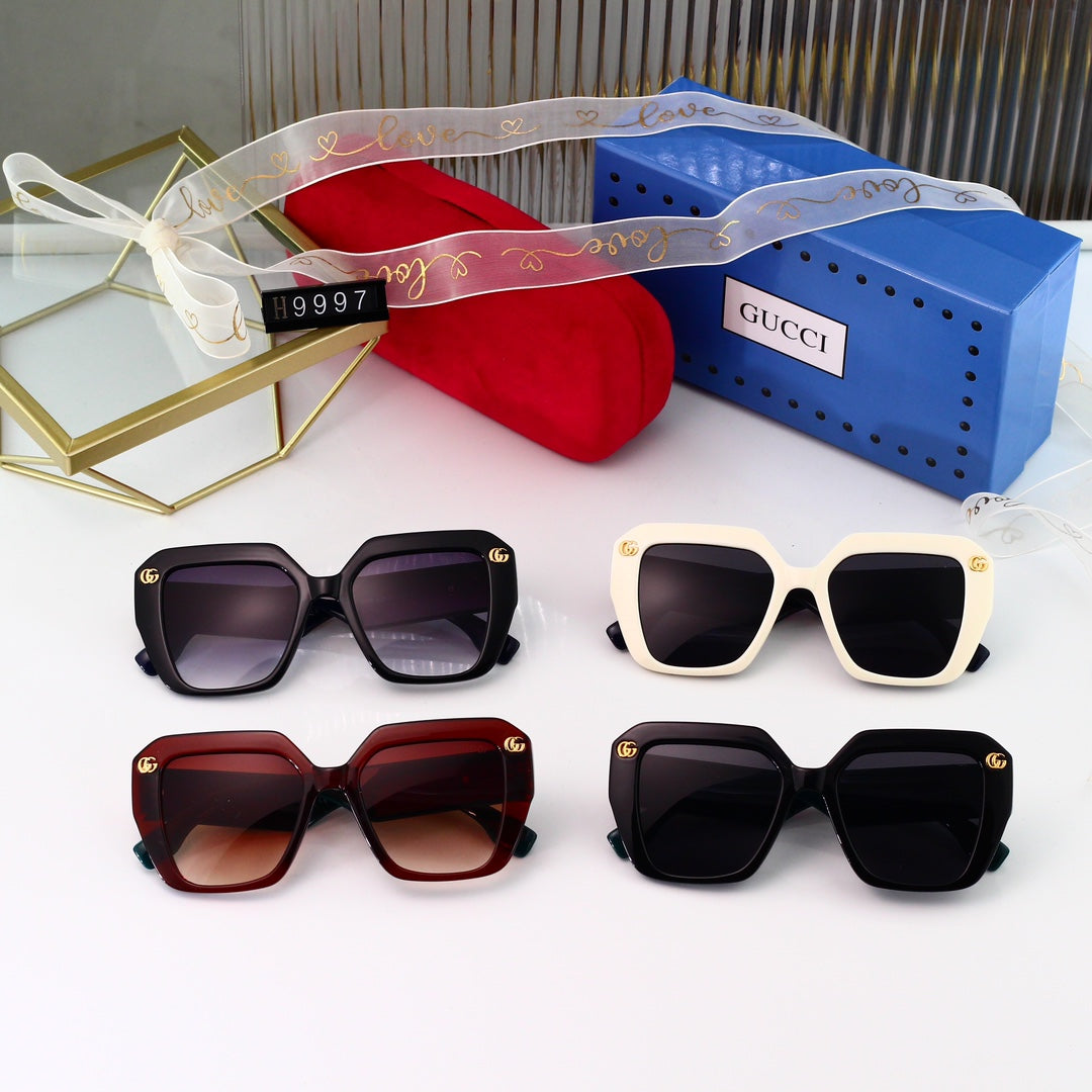 Fashionable square sunglasses 9997s-sss62