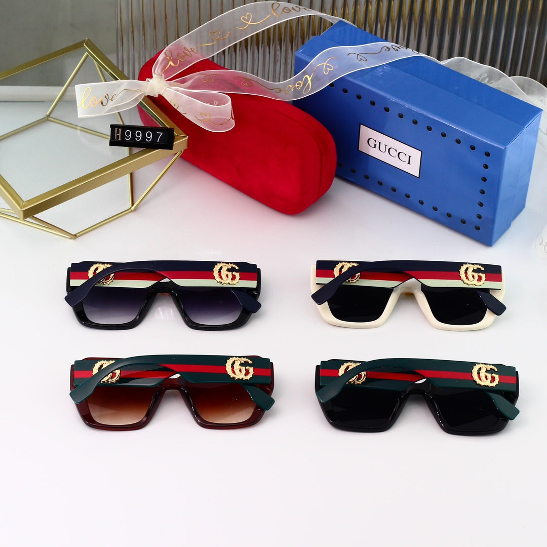 Fashionable square sunglasses 9997s-sss62