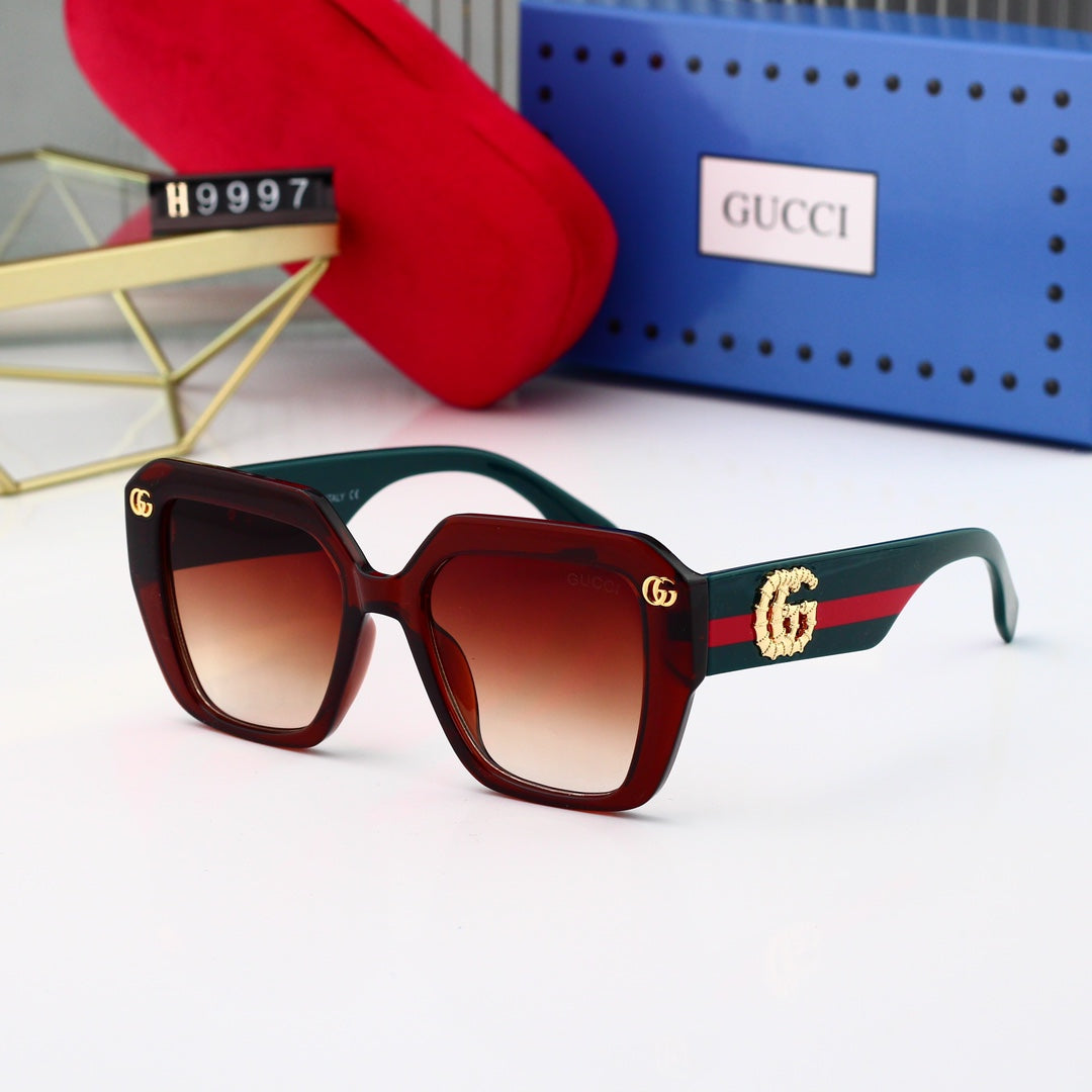 Fashionable square sunglasses 9997s-sss62