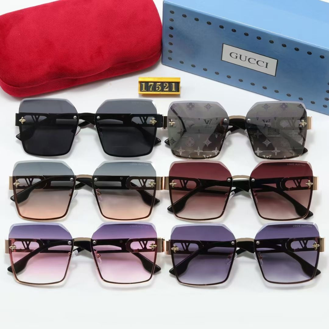 Fashion hot 6 color sunglasses 17521s-sss62