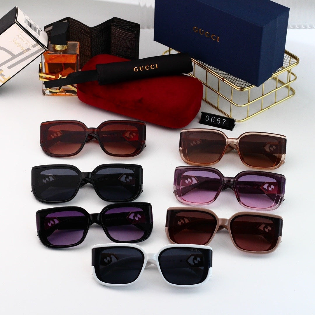 Fashion hot 7 color sunglasses 0667s-sss62