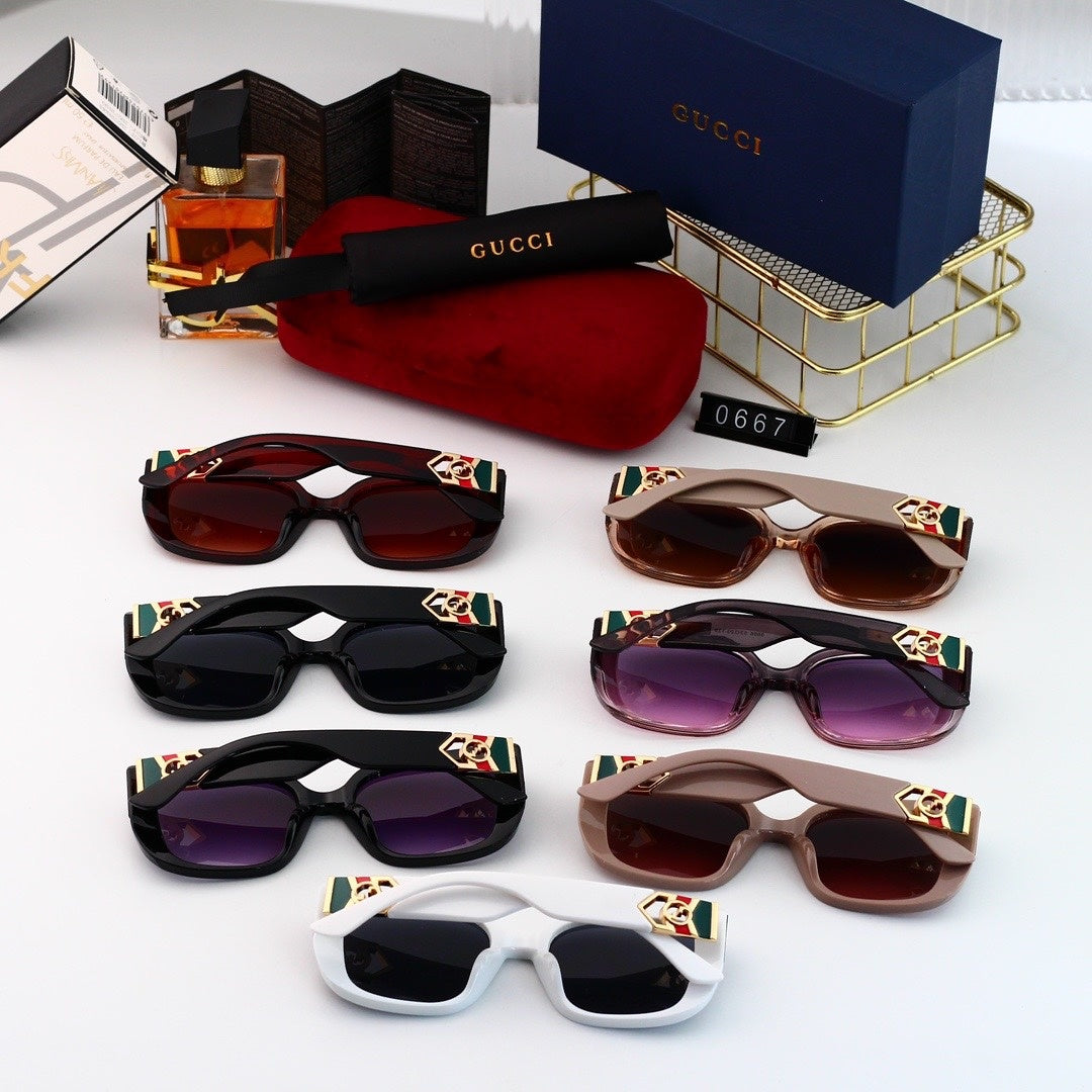Fashion hot 7 color sunglasses 0667s-sss62