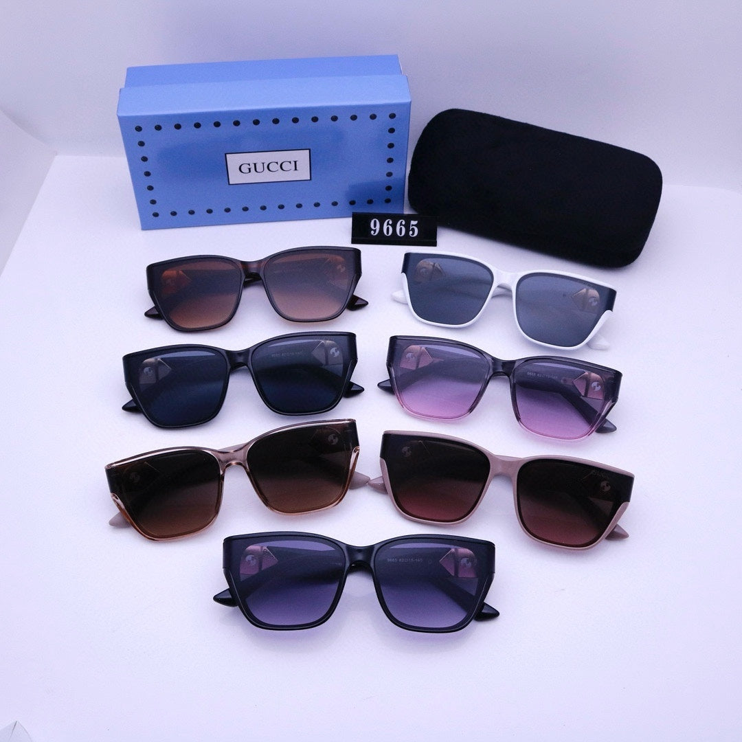 Fashion hot 7 color sunglasses 9665s-sss62