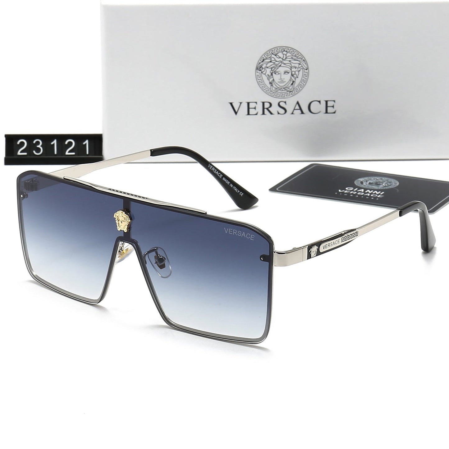 Retro Metal Letter Sunglasses 23121s-sss62