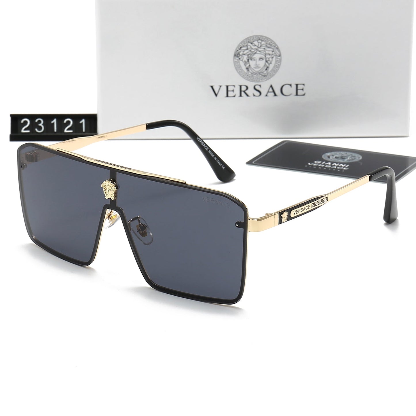 Retro Metal Letter Sunglasses 23121s-sss62