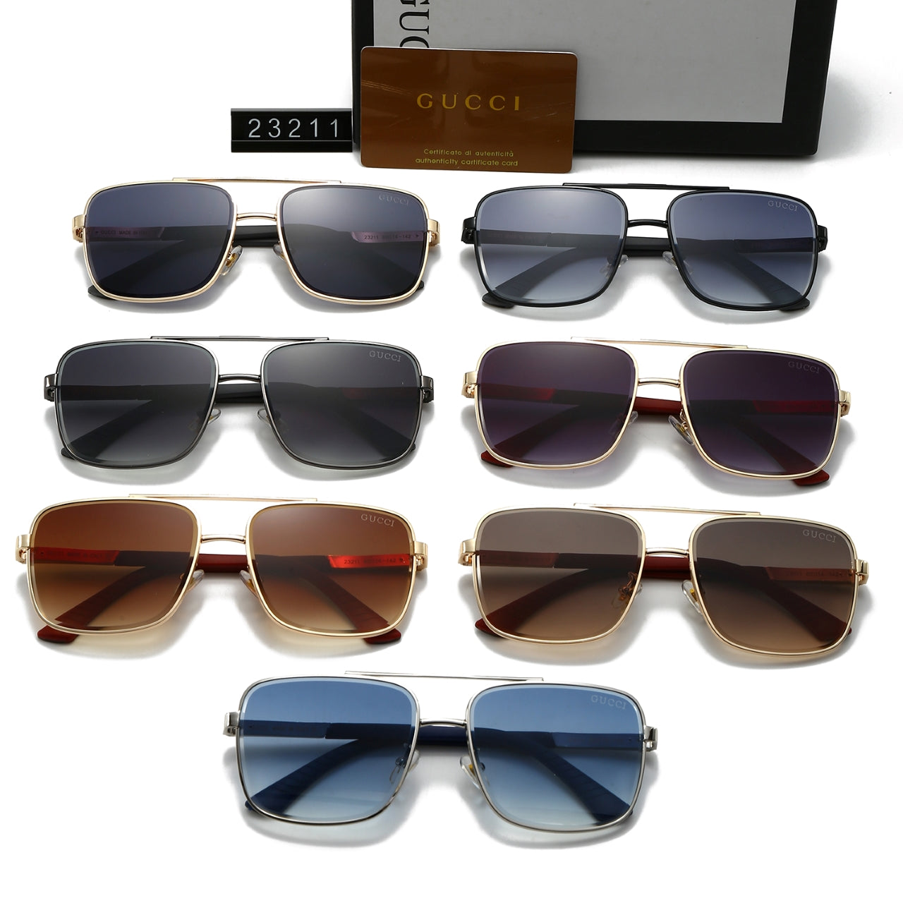 Fashion Polarized Metal Sunglasses 23211s-sss62