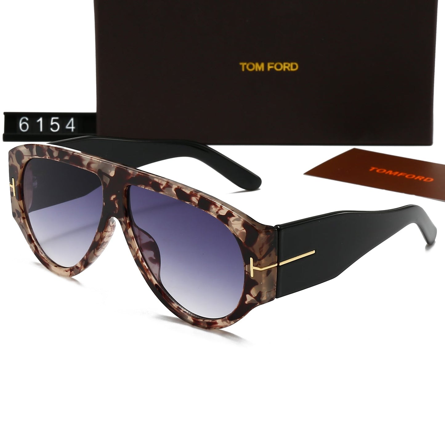 Fashion cat-eye sunglasses 6154s-sss62