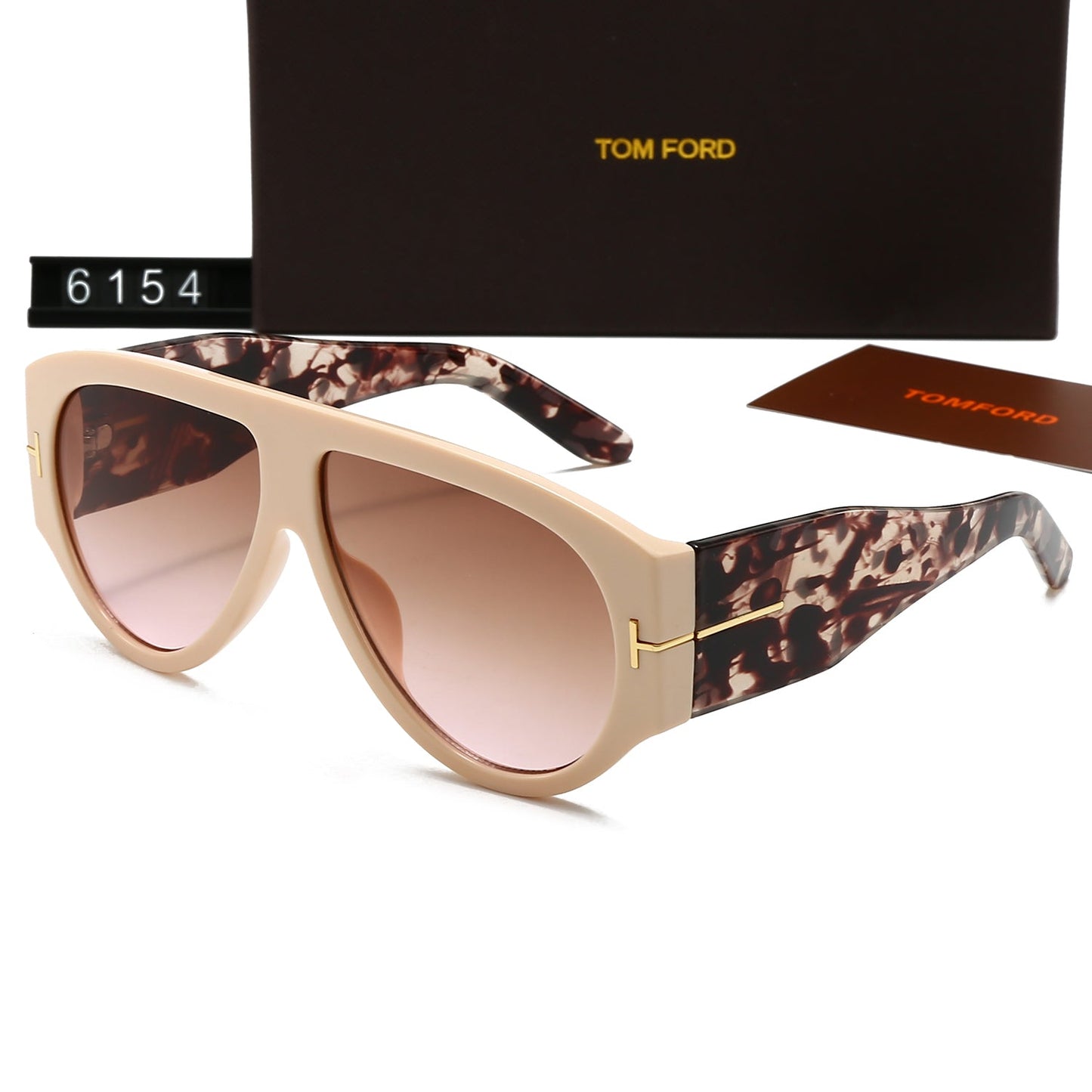 Fashion cat-eye sunglasses 6154s-sss62