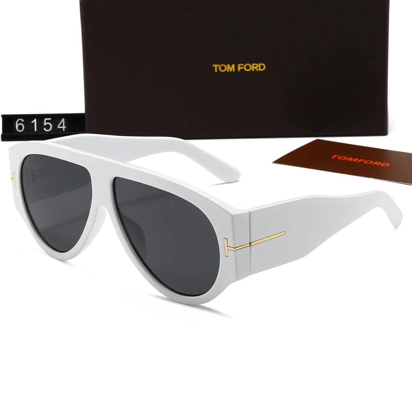 Fashion cat-eye sunglasses 6154s-sss62