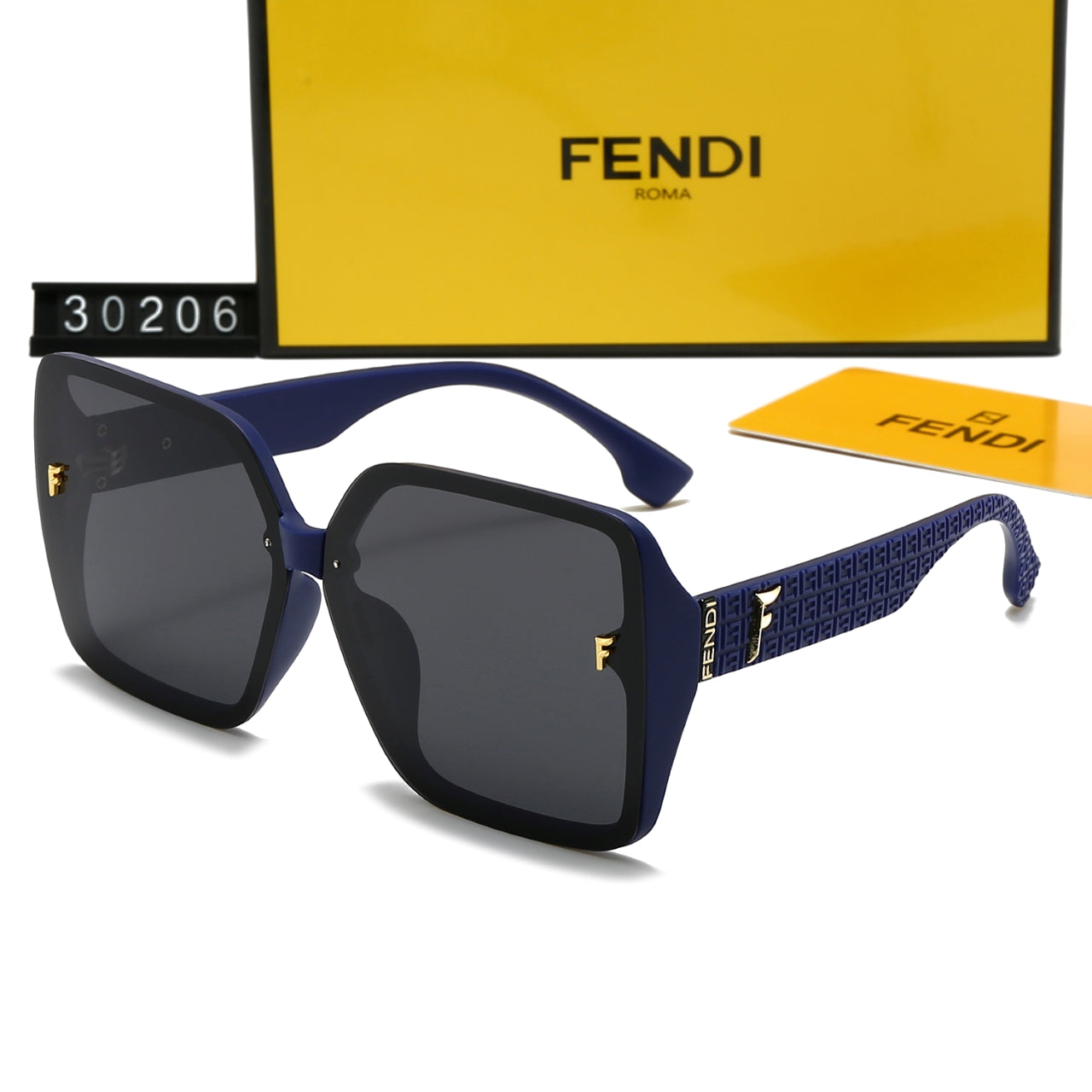 Square frame holiday sunglasses 30206s-sss62