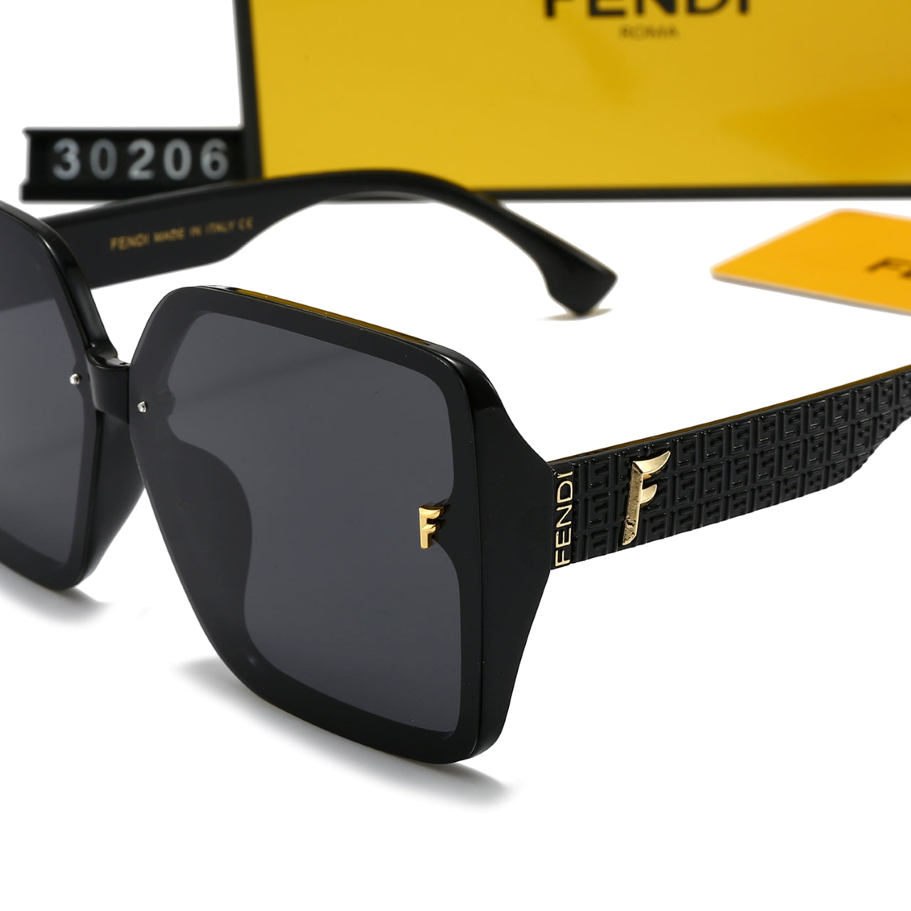 Square frame holiday sunglasses 30206s-sss62